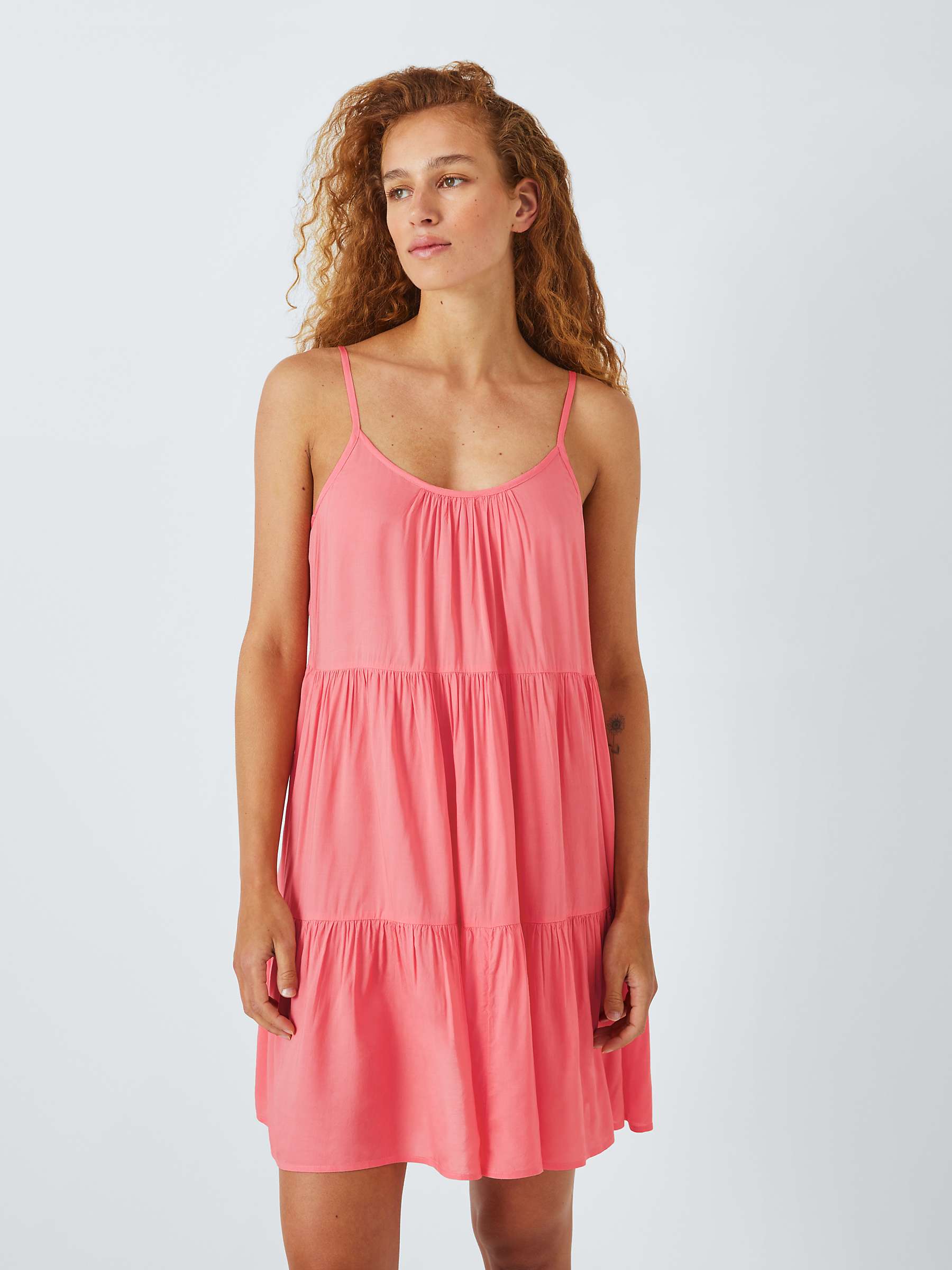Buy John Lewis ANYDAY Tiered Mini Beach Dress Online at johnlewis.com