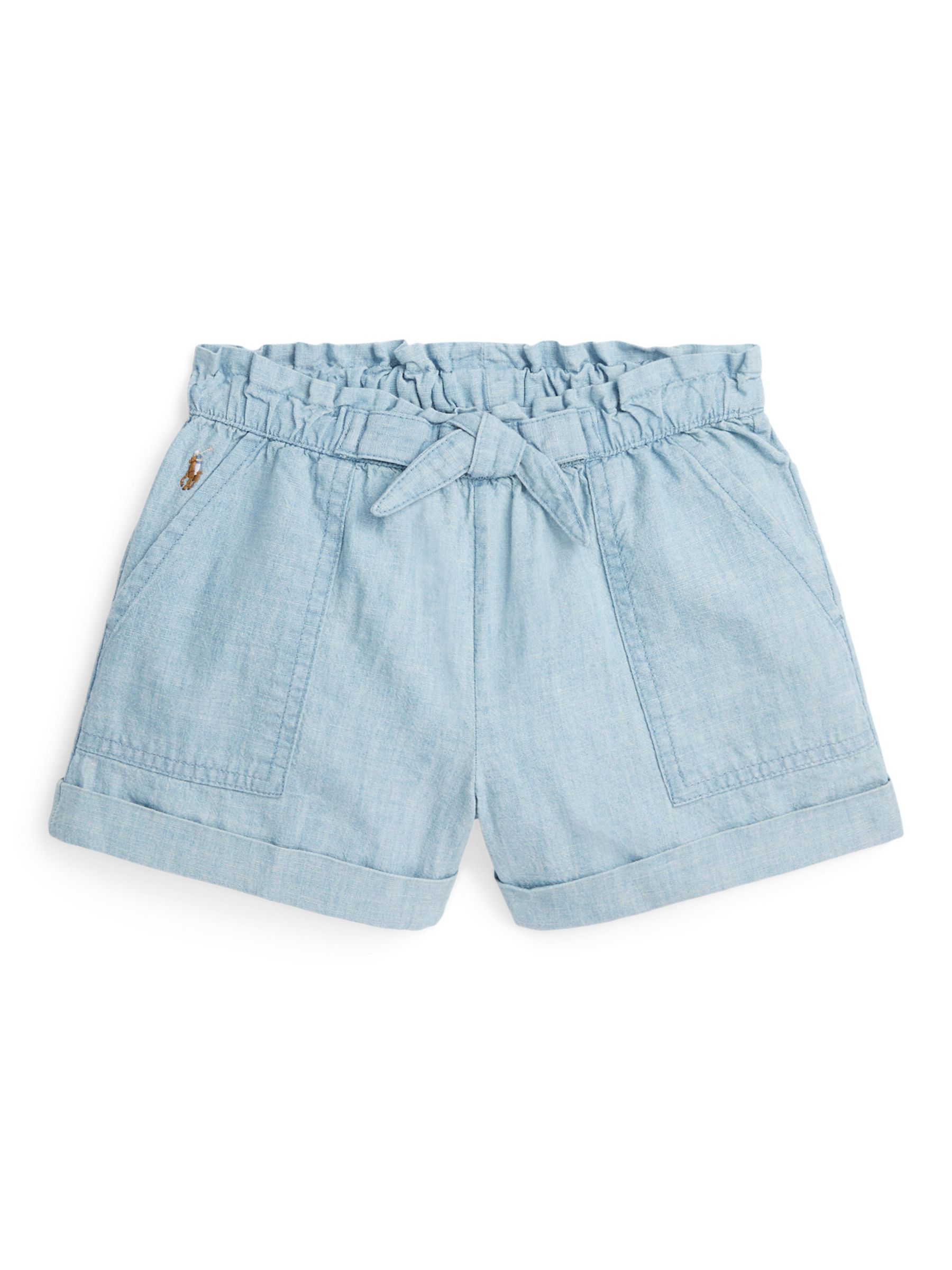 Ralph Lauren Kids' Camp Bottom Shorts, Medium Wash, 4 years