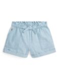 Ralph Lauren Kids' Camp Bottom Shorts, Medium Wash