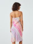 Fabienne Chapot Hera Geometric Print Dress, Pink Sunset/Azure Blue