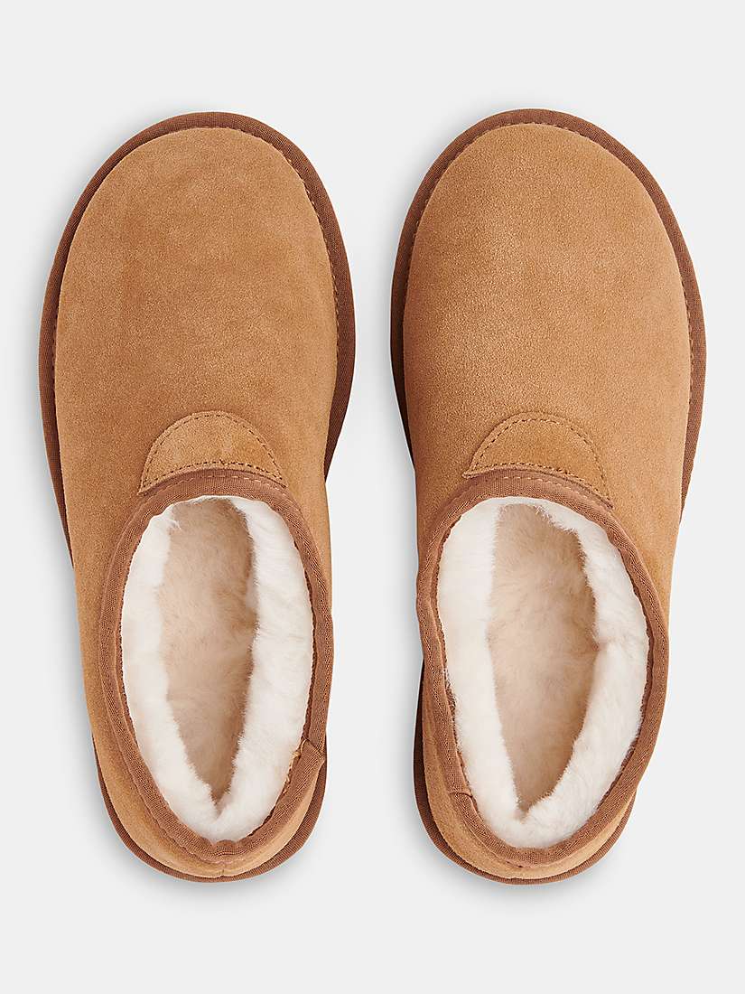 Buy Whistles Lidia Leather Slippers, Tan Online at johnlewis.com