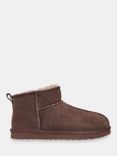 Whistles Mable Suede Slipper Boots, Taupe