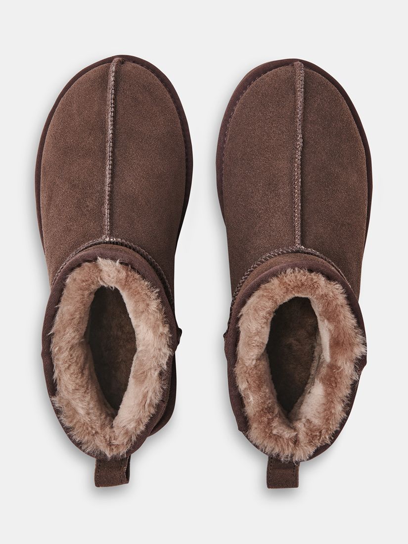 Buy Whistles Mable Suede Slipper Boots, Taupe Online at johnlewis.com
