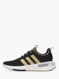 adidas Racer TR23 Trainers, Black/Gold/Beige