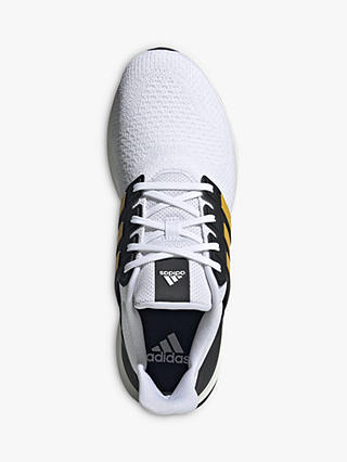 adidas Ubounce Men's Trainers, White/Black/Yellow