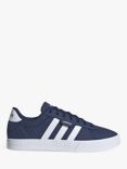 adidas Daily 3.0 Canvas Trainers, Blue/White