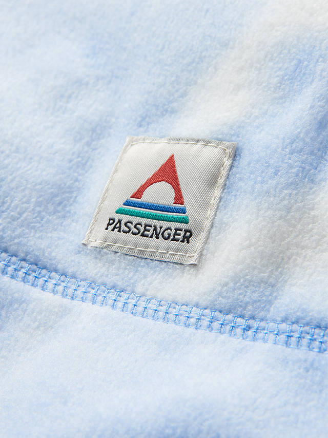 Passenger Tie Dye Half Zip Fleece, Cornflower