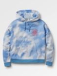 Passenger Gaoph Organic Cotton Hoodie, Tie Dye Cornflower