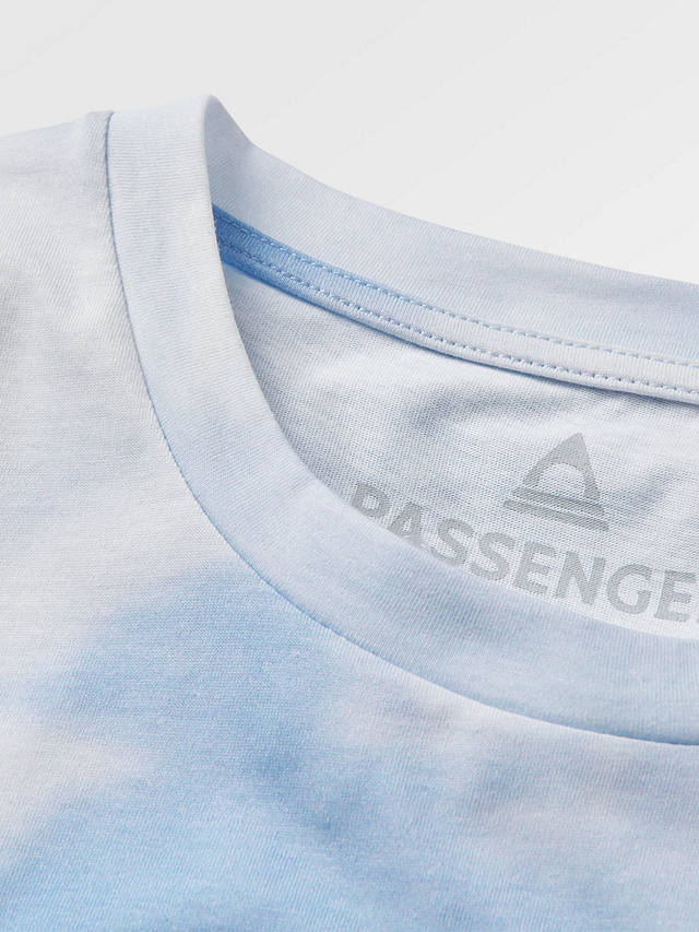 Passenger Organic Cotton T-Shirt, Tie Dye Cornflower