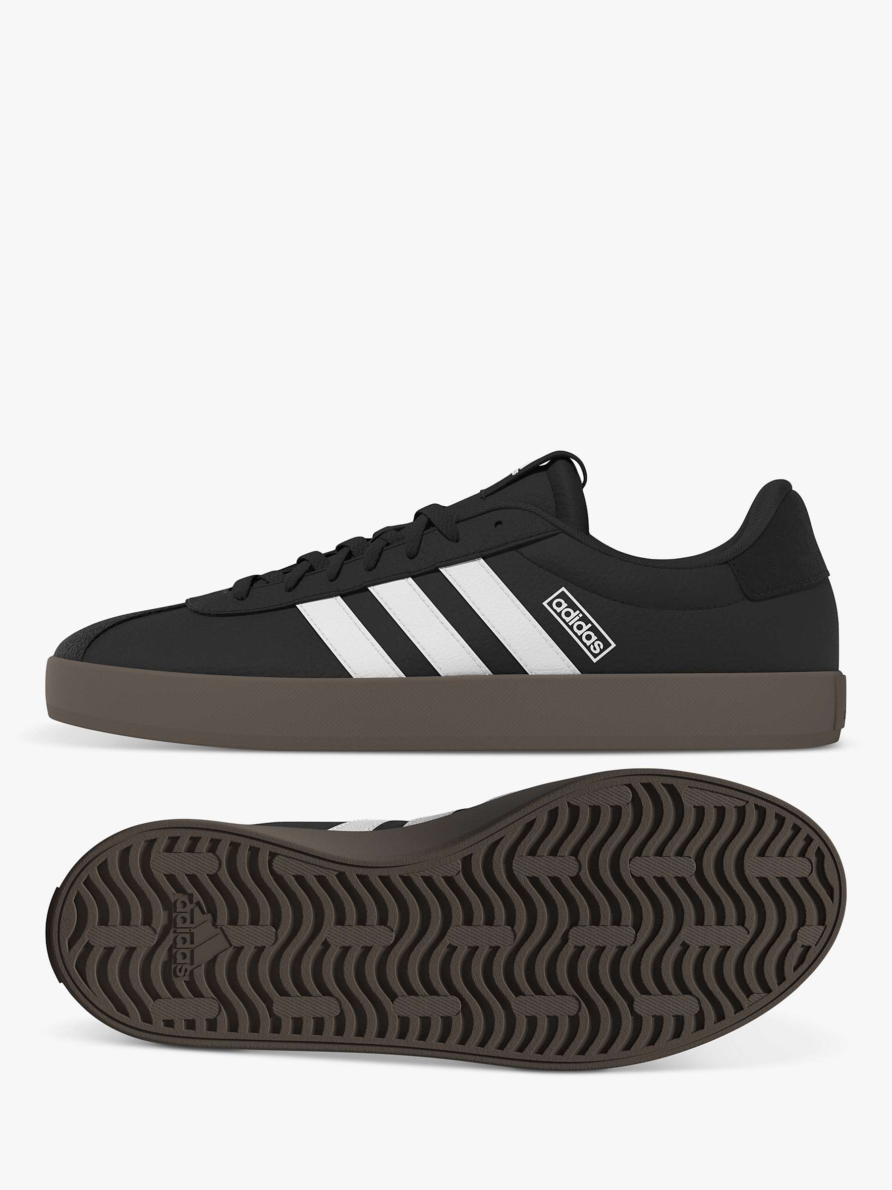 Buy adidas VL Court Contrast Sole Trainers Online at johnlewis.com