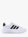 adidas Court Flatform Trainers, White/Black