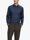 SELECTED HOMME Slim Fit Long Sleeve Shirt, Navy