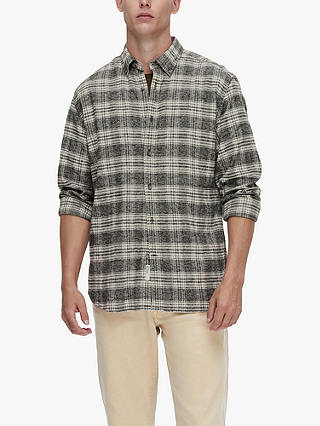 SELECTED HOMME Everyday Checked Shirt, Grey/Multi