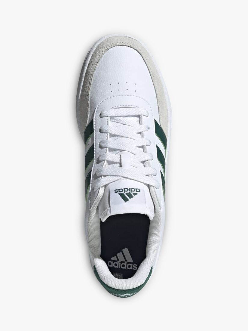 Buy adidas Beaknet 2.0 Court Shoes, White/Green Online at johnlewis.com