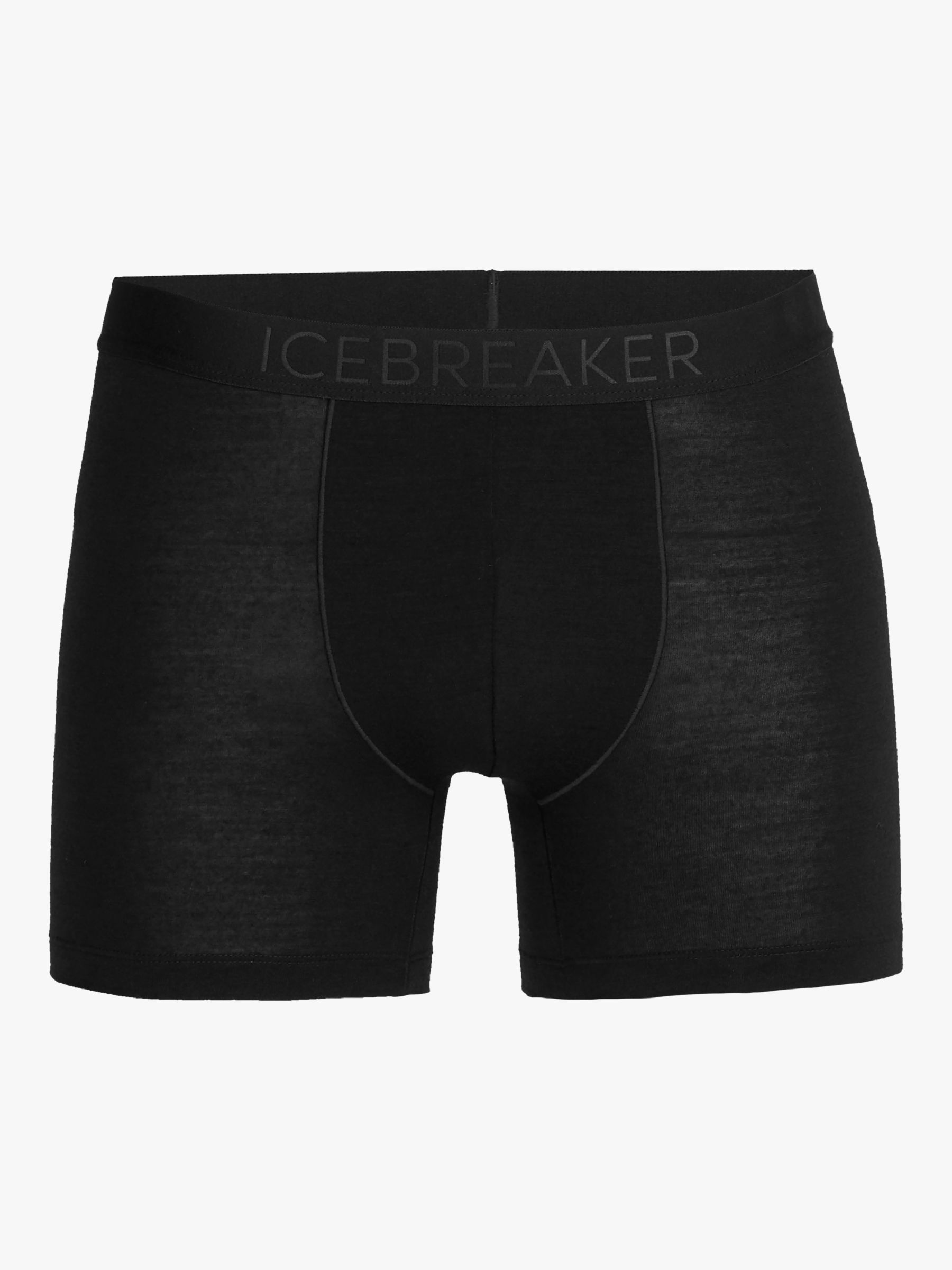 Icebreaker Merino Wool Blend Slim Fit Boxers, Black, S