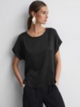 Reiss Helen Silk Front Top