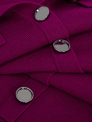 Phase Eight Azealia Knit Mini Dress, Purple