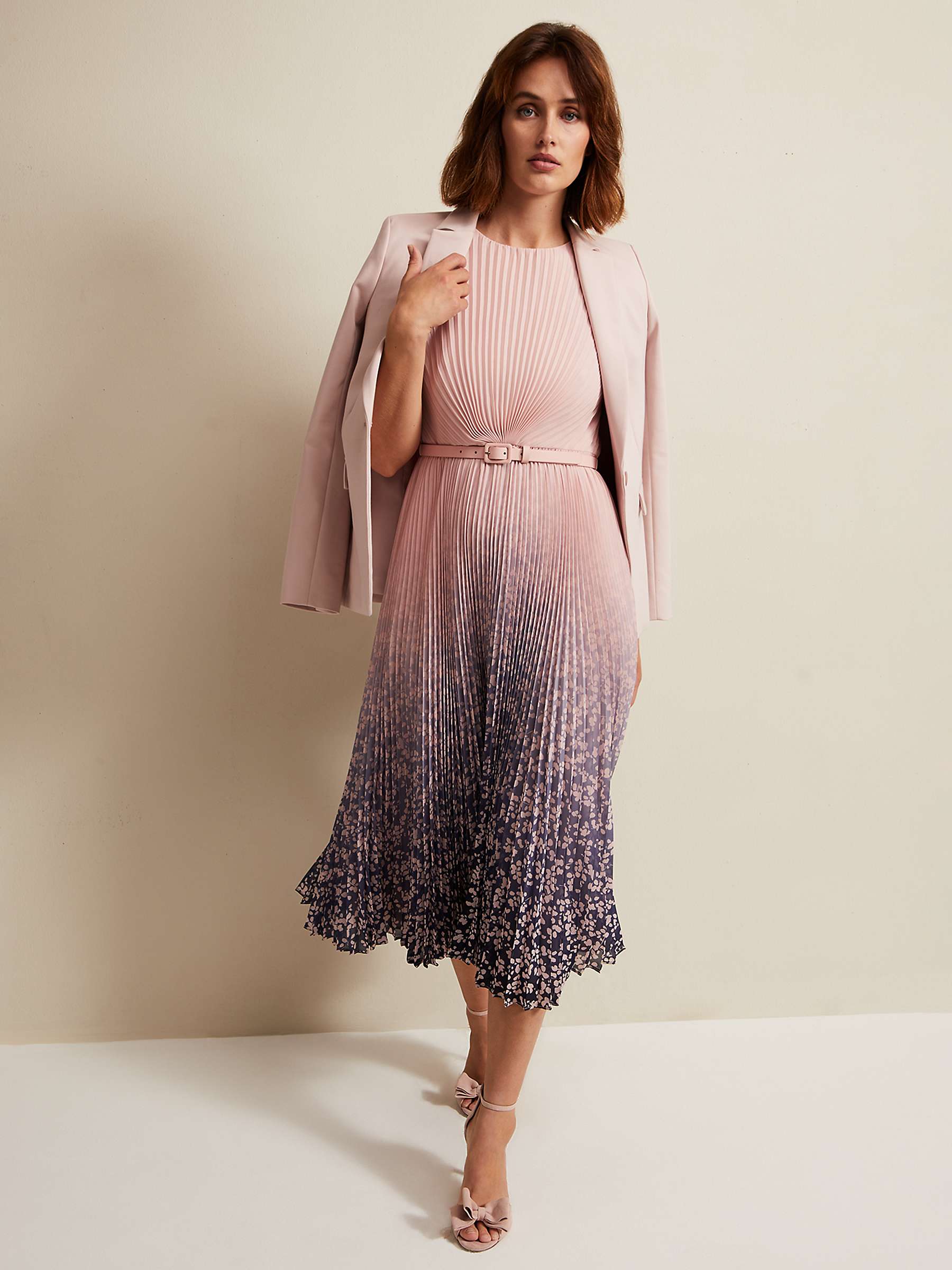 Buy Phase Eight Simara Midi Dress, Multi Online at johnlewis.com