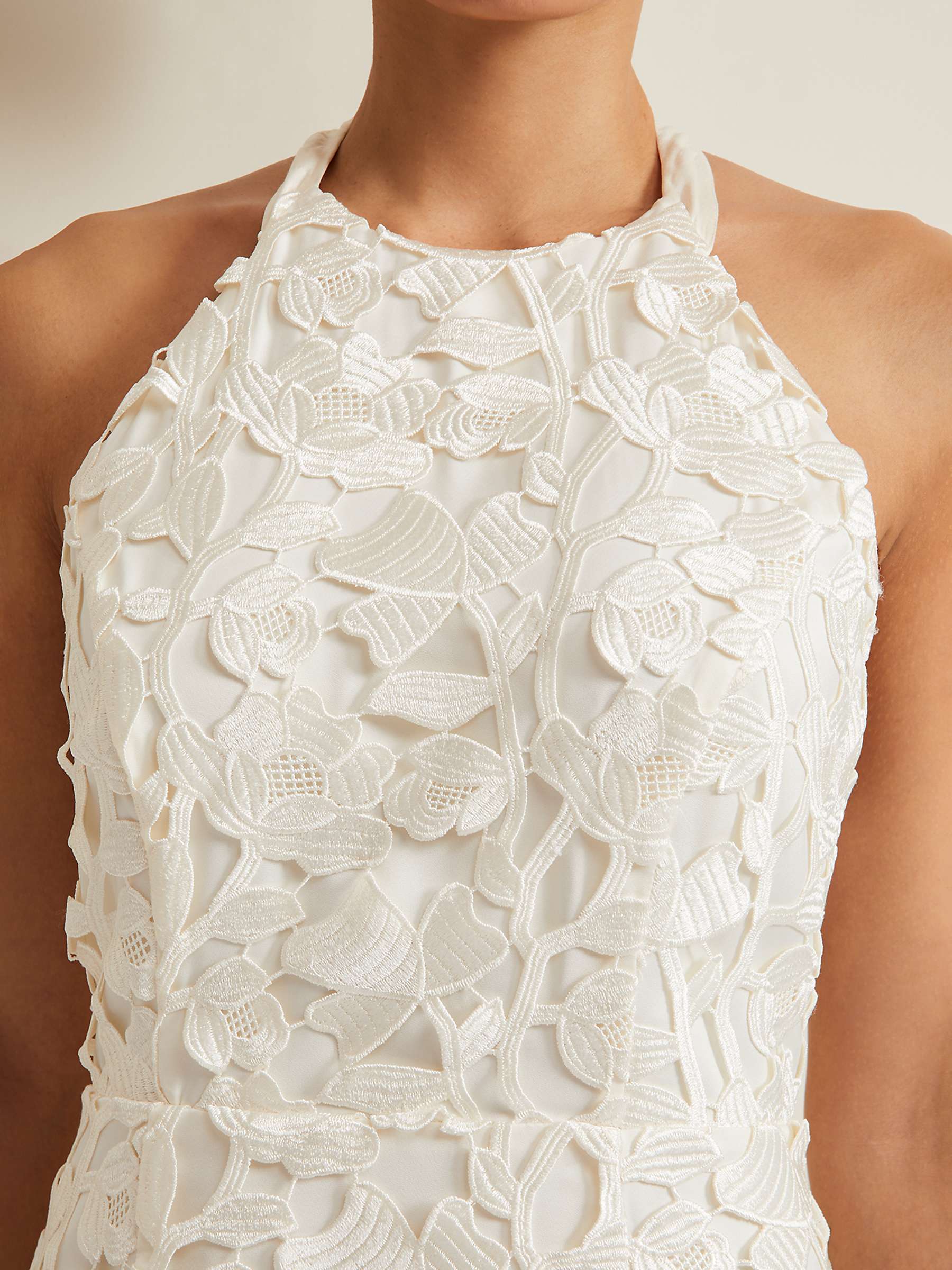 Buy Phase Eight Olivia Bridal Lace Wedding Dress, Ivory Online at johnlewis.com