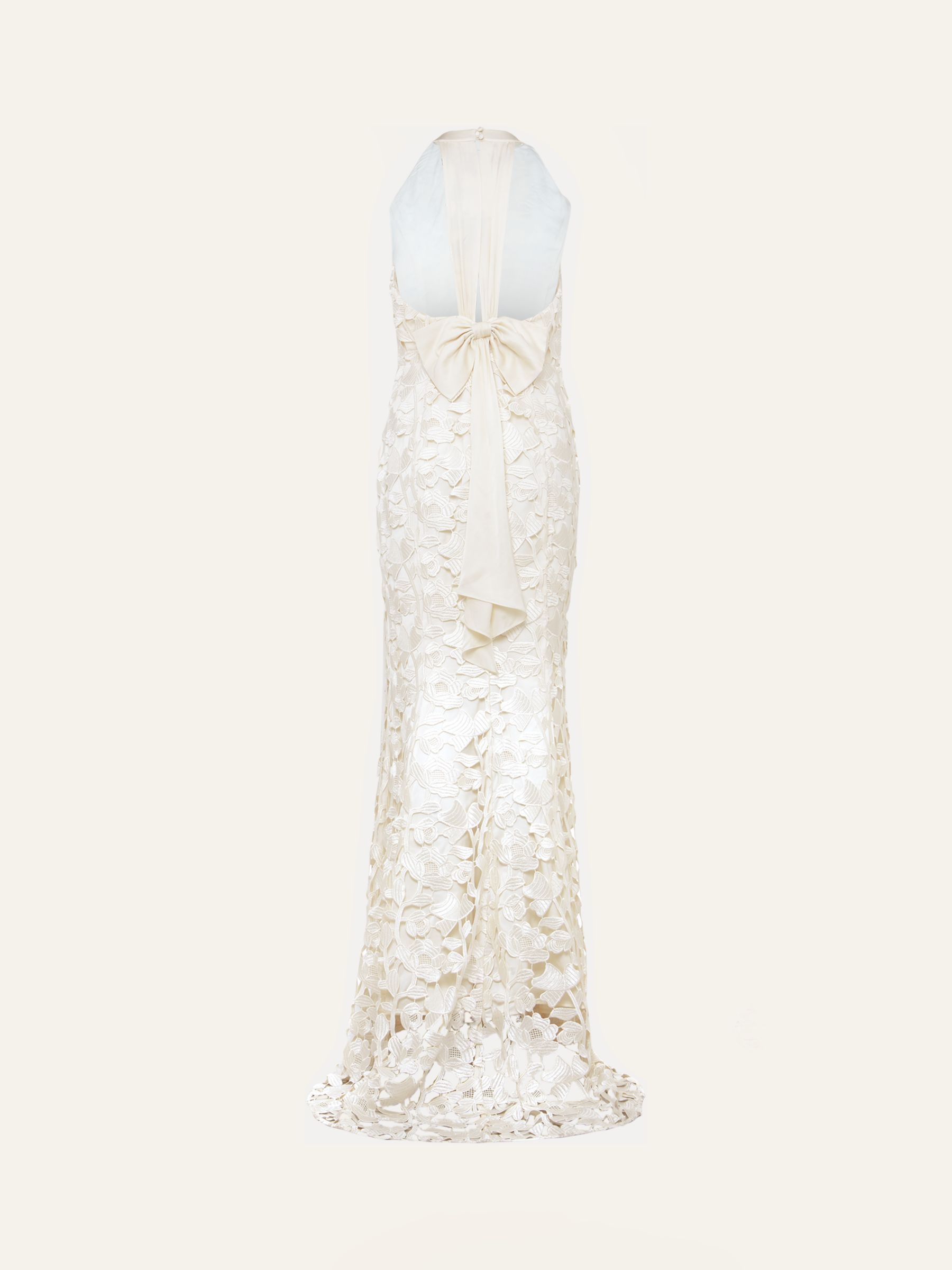 Phase Eight Olivia Bridal Lace Wedding Dress, Ivory, 8