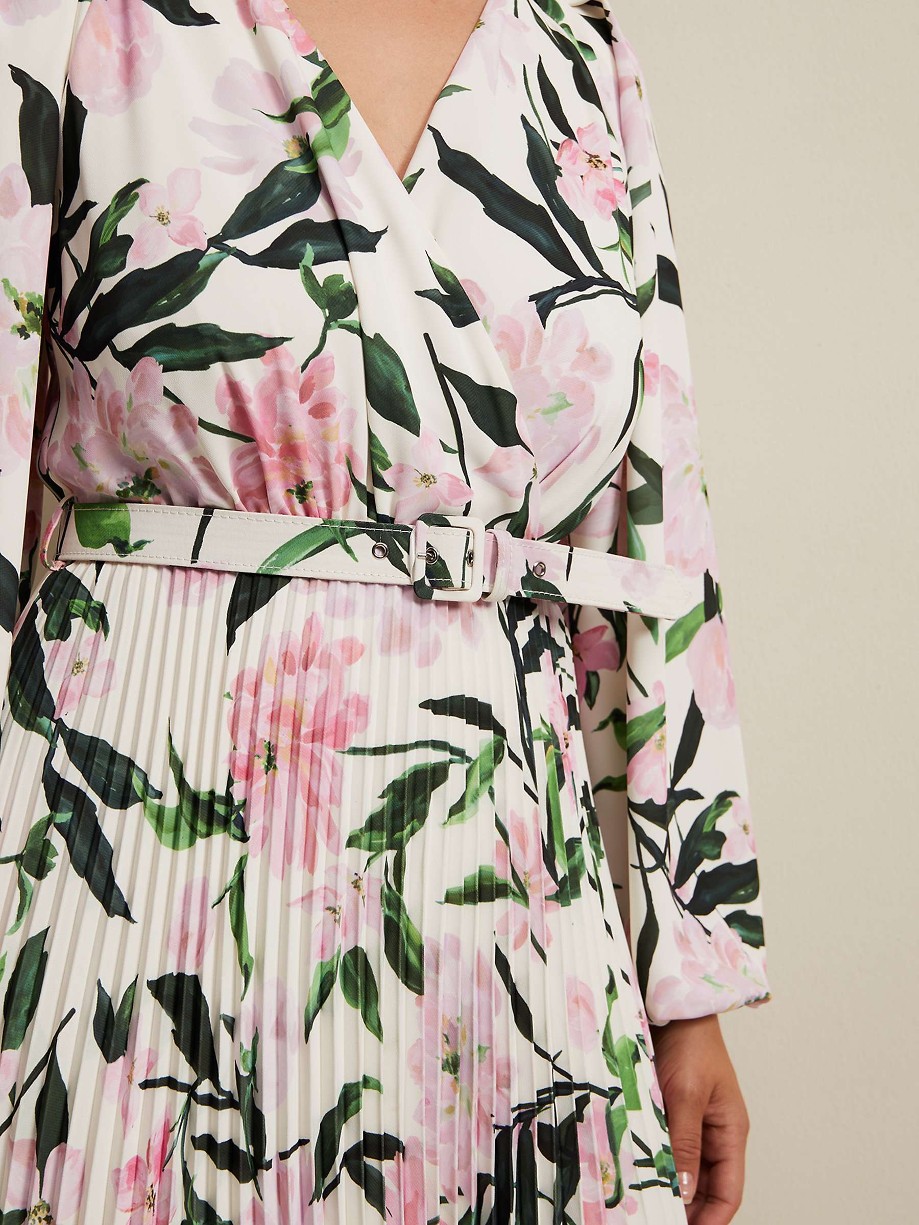 Buy Phase Eight Penny Floral Midi Dress, Multi Online at johnlewis.com