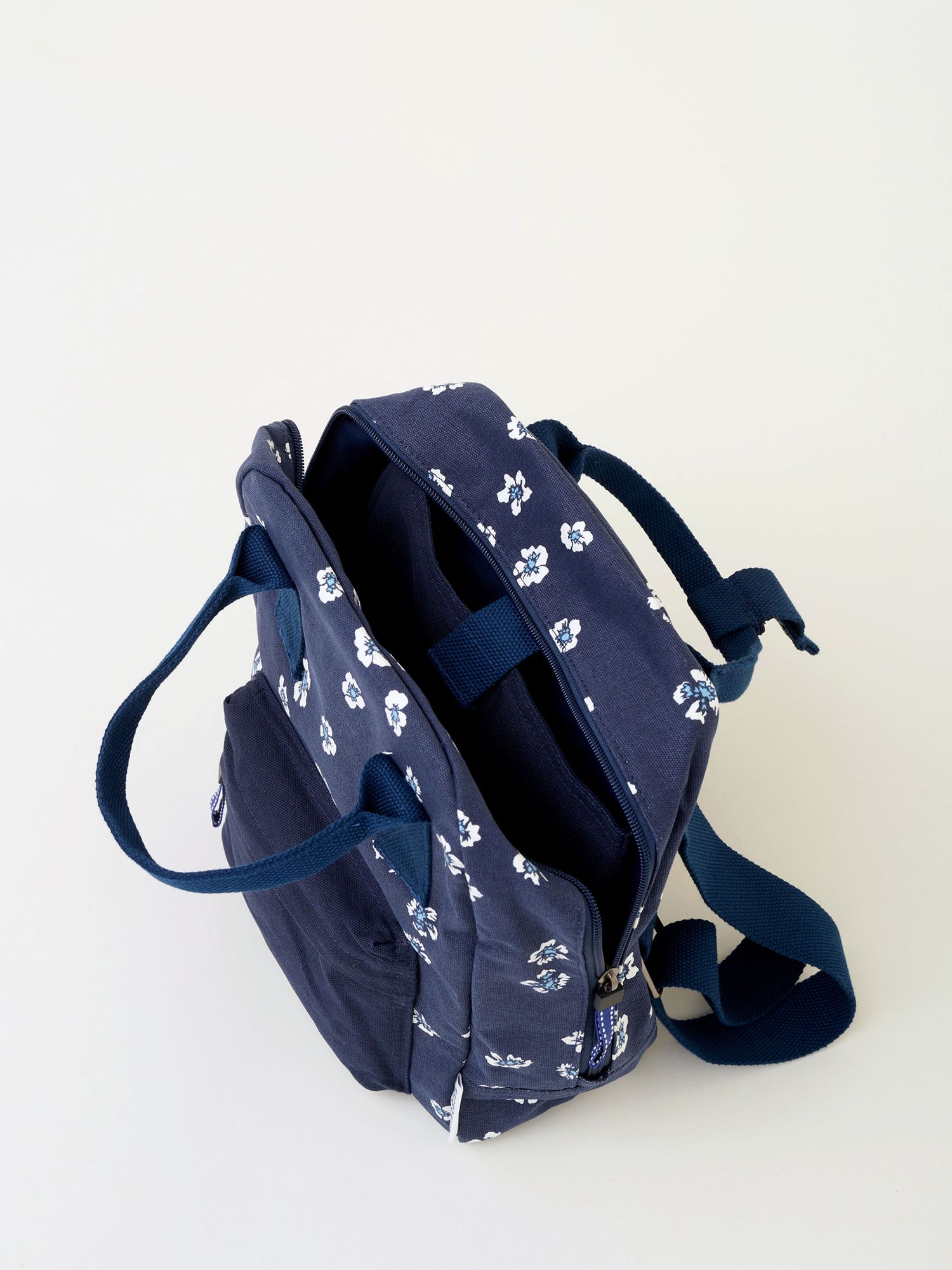 Brakeburn Classic Polka Flora Backpack Navy Multi at John Lewis