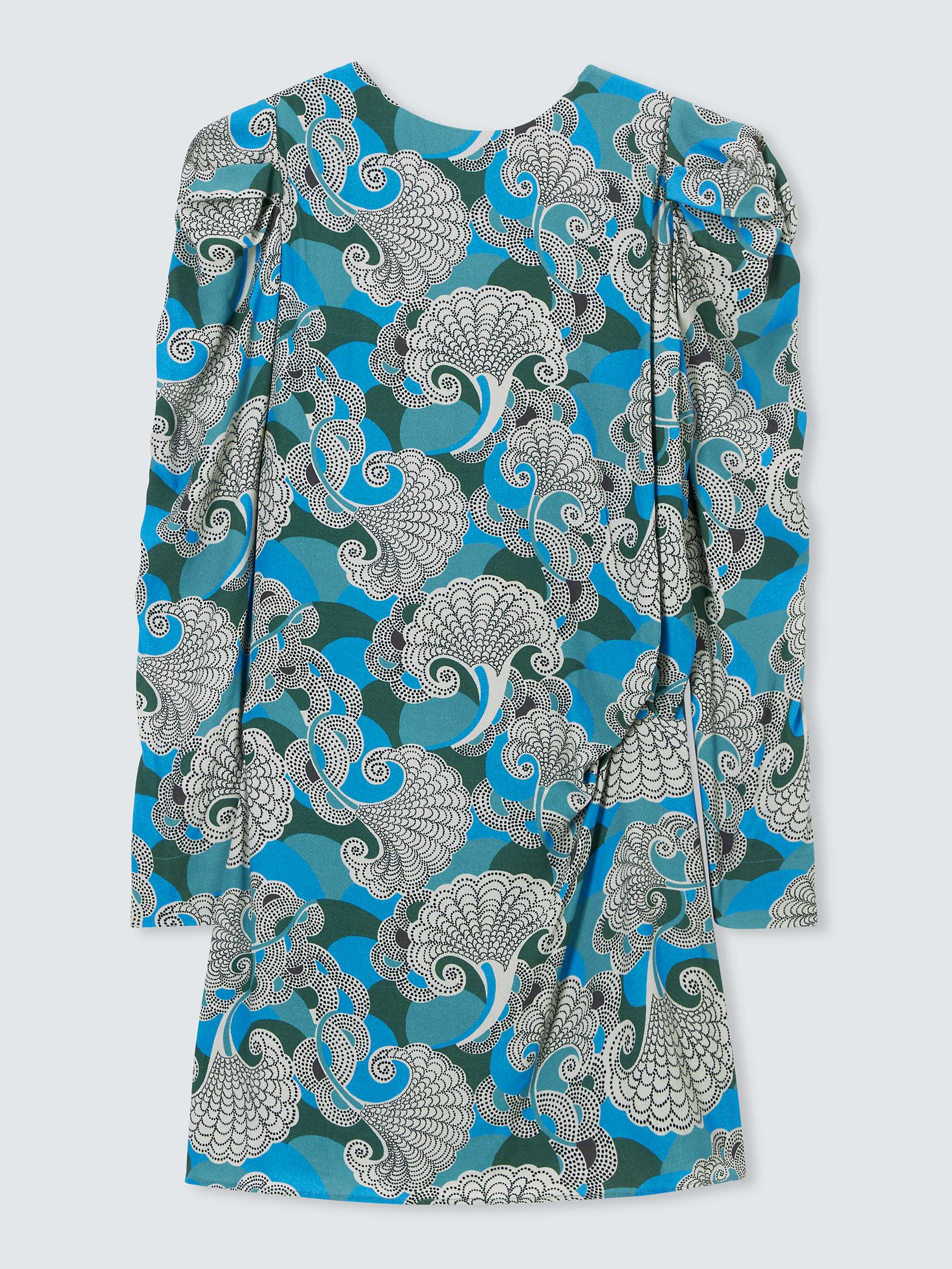 Buy Equipment Nicolette Paisley Mini Dress, Blue/Multi Online at johnlewis.com