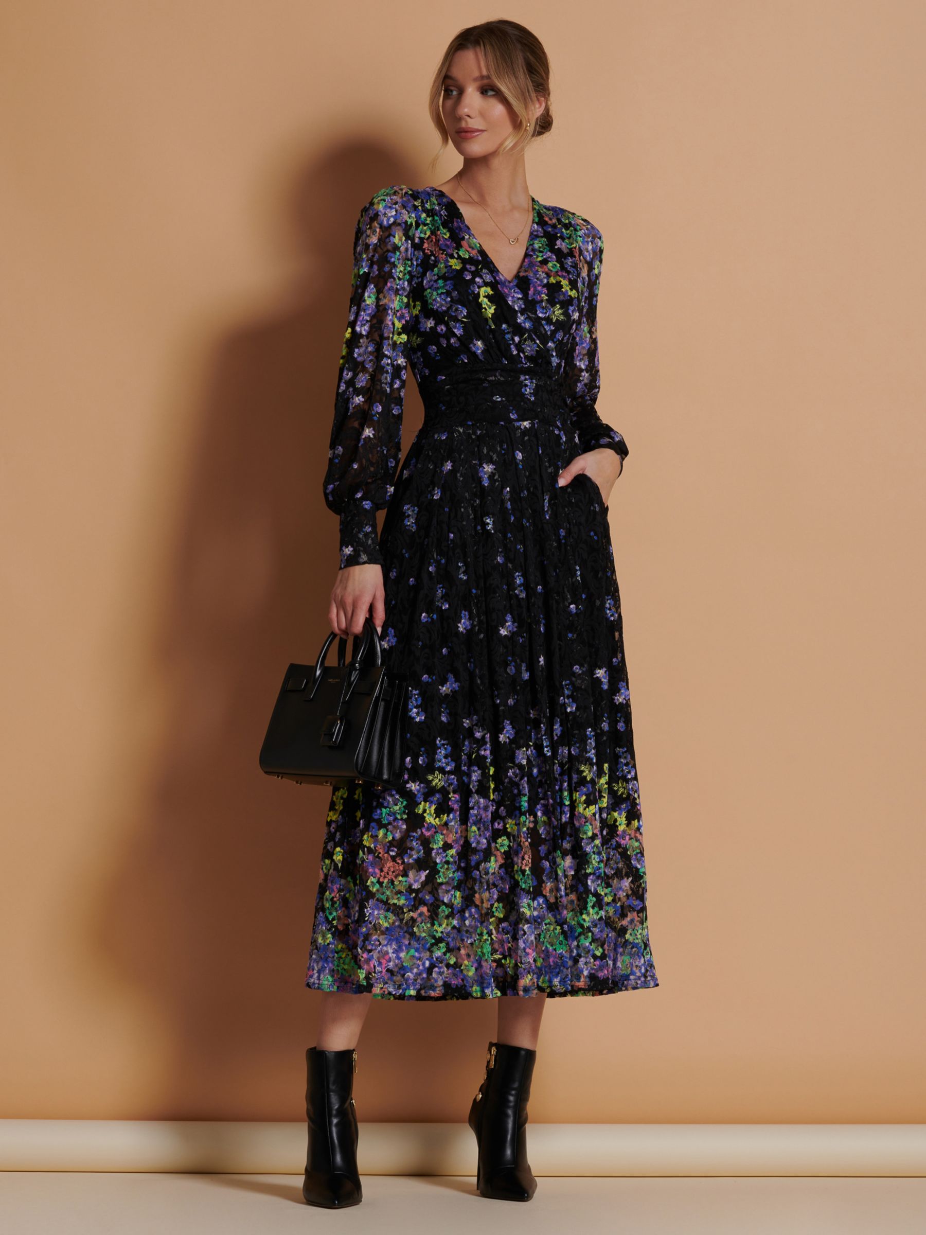 Buy Jolie Moi Lilah Lace Floral Maxi Dress Online at johnlewis.com
