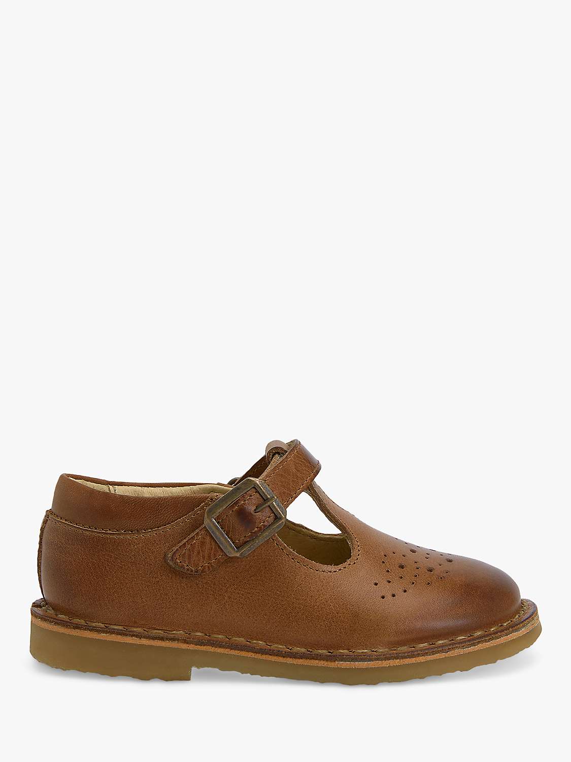 Buy Young Soles Kids' Penny T-Bar Leather Shoes Online at johnlewis.com