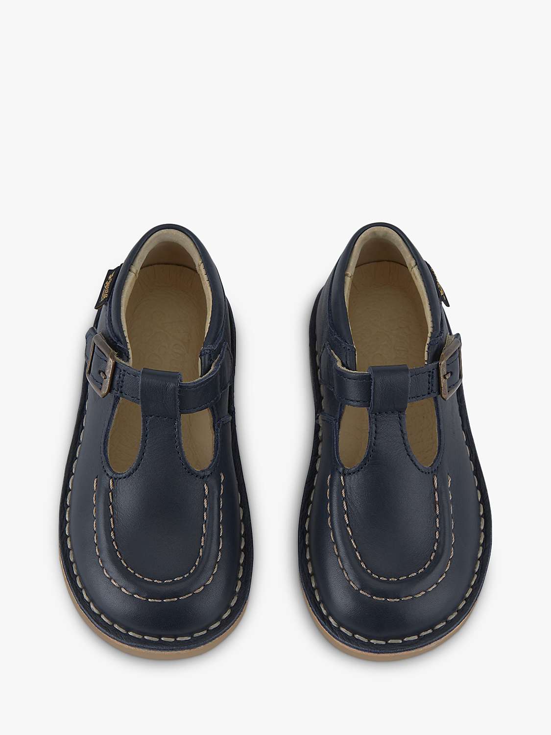 Buy Young Soles Kids' Parker T-Bar Leather Shoes Online at johnlewis.com