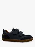 Young Soles Kids' Pele Suede and Leather Trainers, Navy