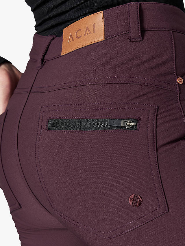ACAI Thermal Skinny Outdoor Trousers, Aubergine
