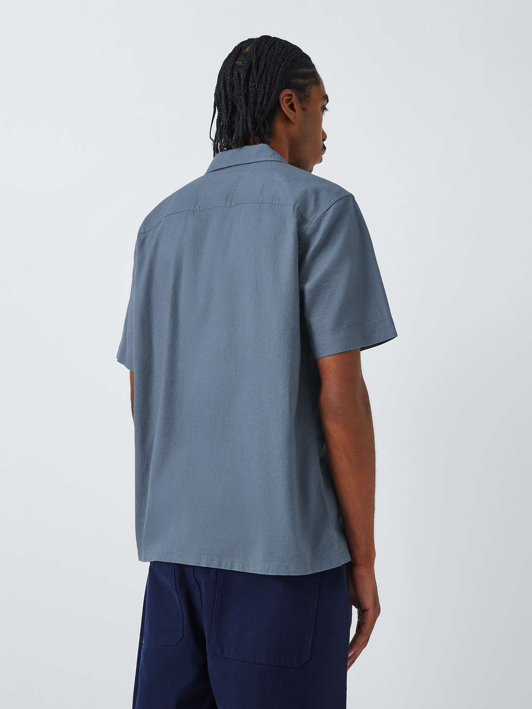 Buy John Lewis ANYDAY Cotton Linen Revere Shirt Online at johnlewis.com
