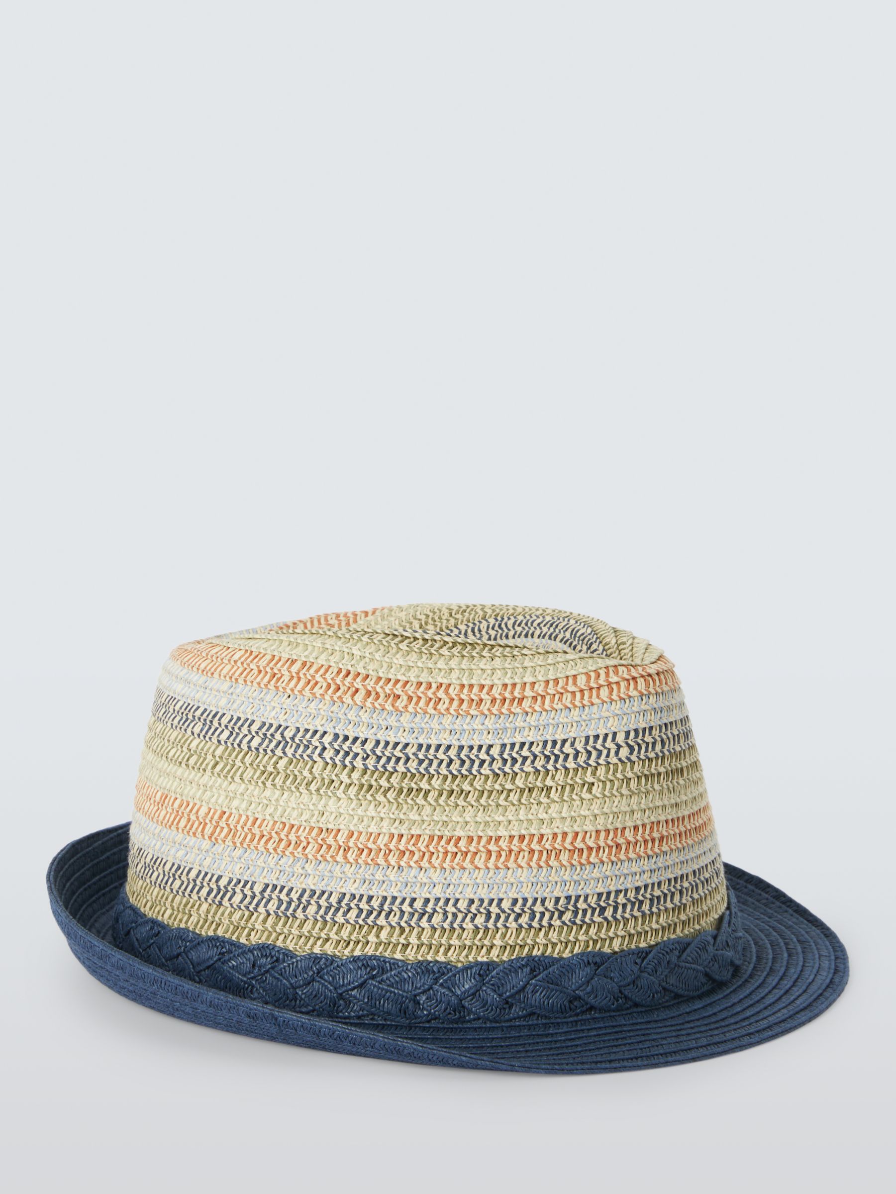Buy John Lewis Kids' Stripe Trilby Hat, Multi Online at johnlewis.com