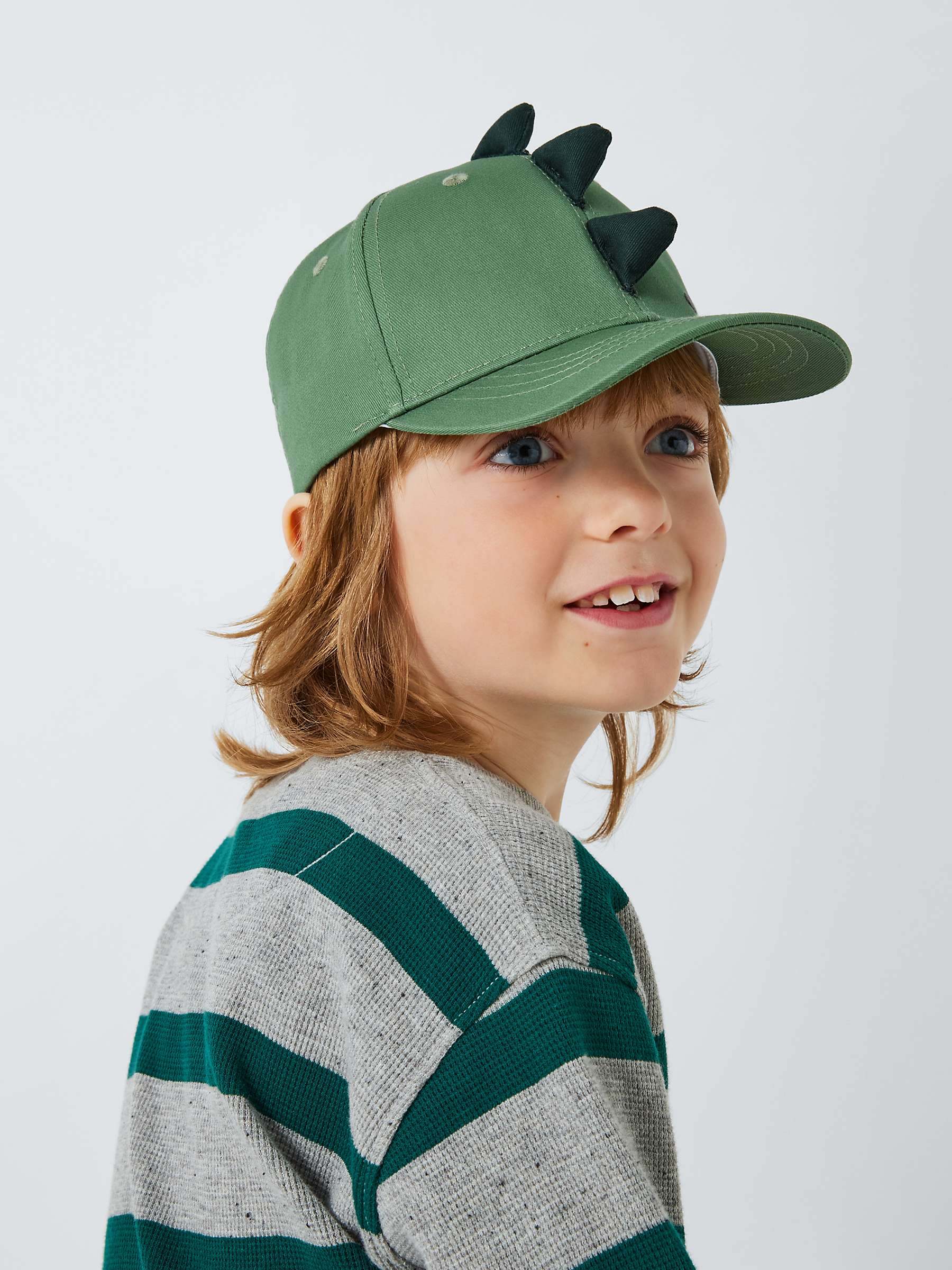 Buy John Lewis Kids' Novelty Lizard Cap, Green Online at johnlewis.com