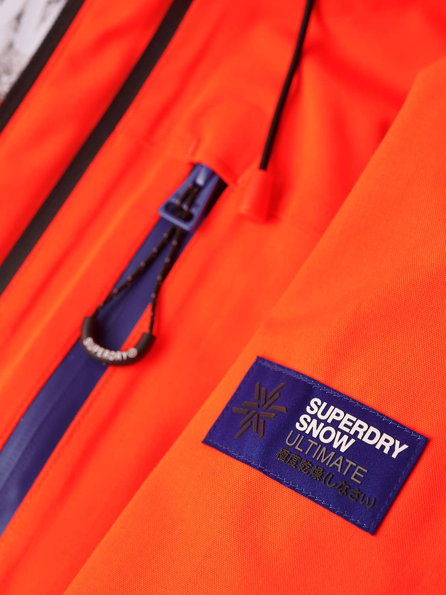 Superdry Ski Ultimate Rescue Jacket, Neon Sun Orange at John Lewis ...