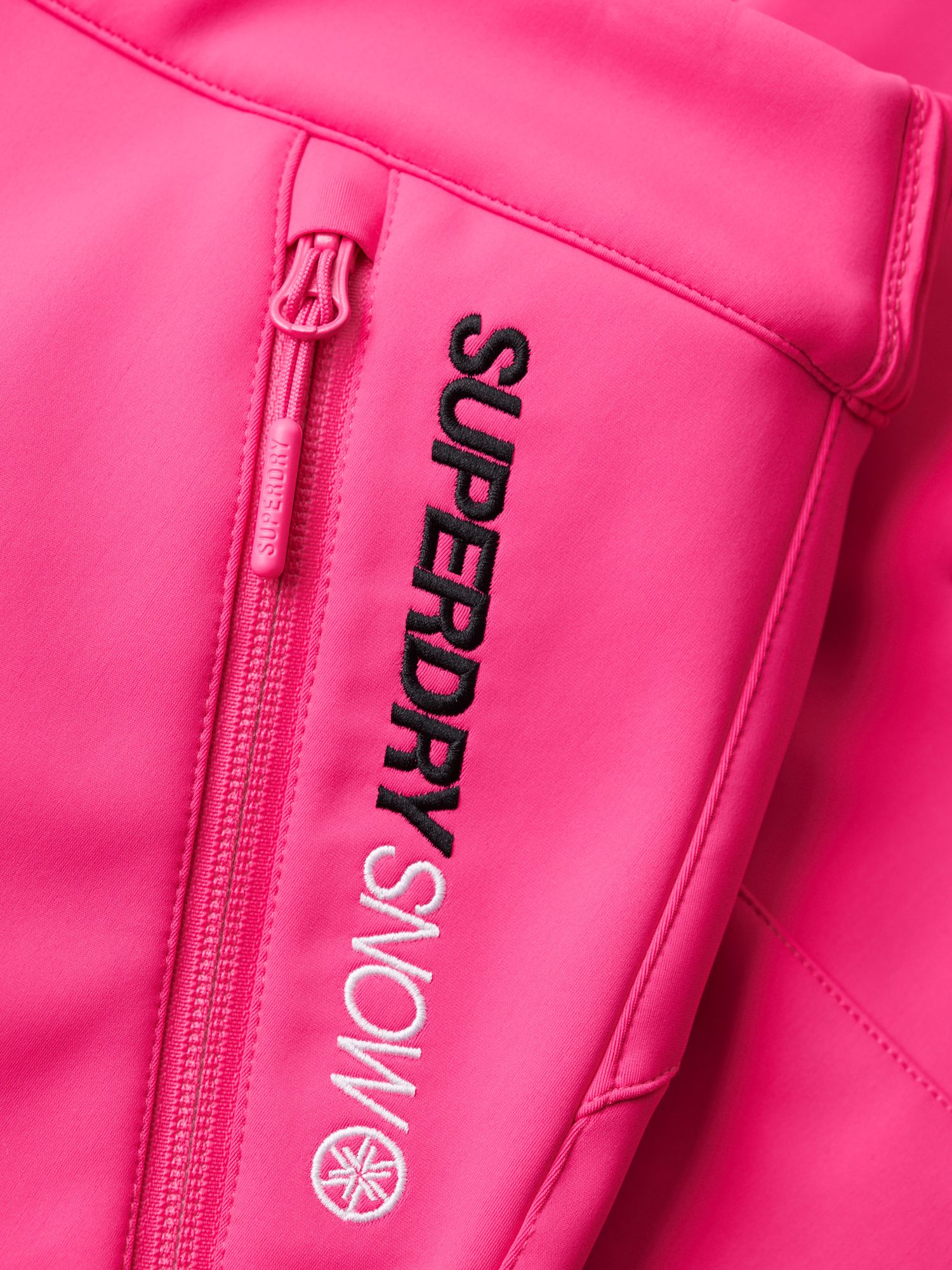 Women's Ski Softshell Slim Trousers in Hyper Magenta Pink
