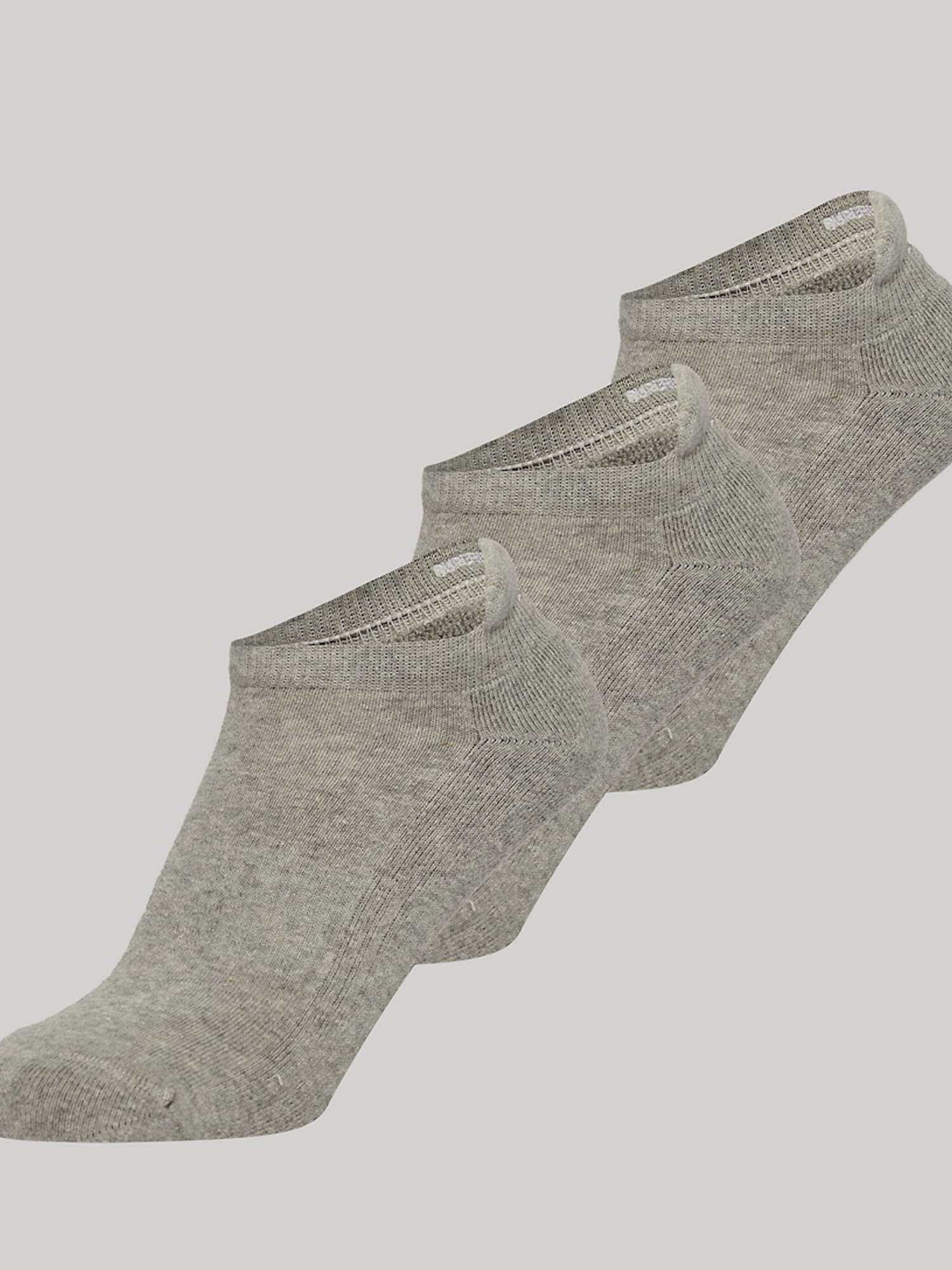 Buy Superdry Organic Cotton Blend Trainer Socks, Pack of 3 Online at johnlewis.com
