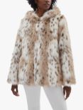 James Lakeland Lynx Faux Fur Coat, Multi, Multi
