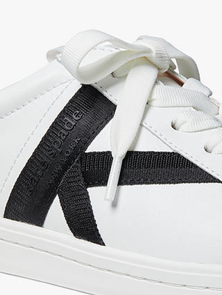 kate spade new york Signature Trainers, White/Pink/Black