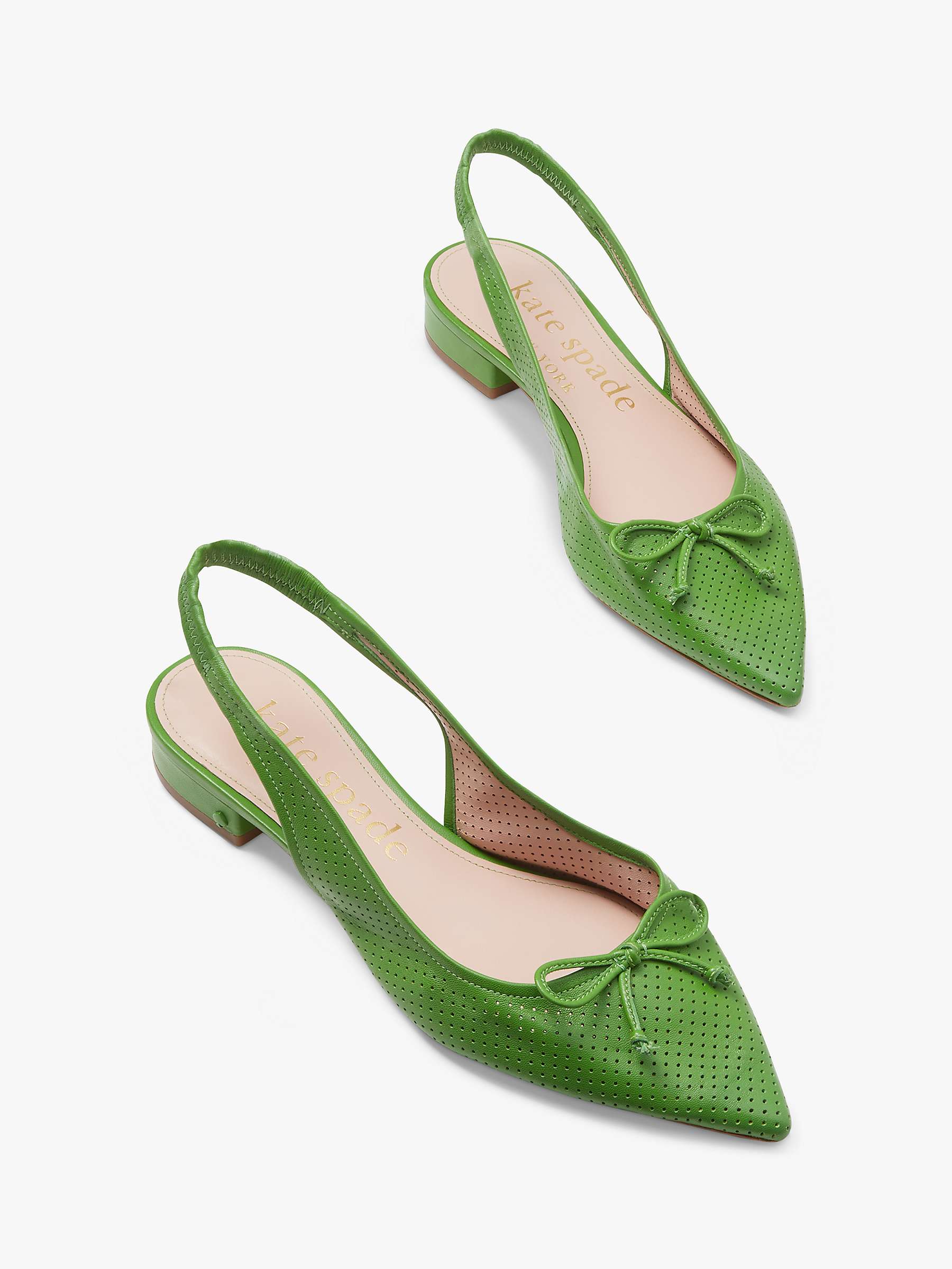 Buy kate spade new york Veronica Perforated Leather Pointed Pumps Online at johnlewis.com