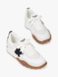 kate spade new york K As In Kate Leather Trainers, True White 100