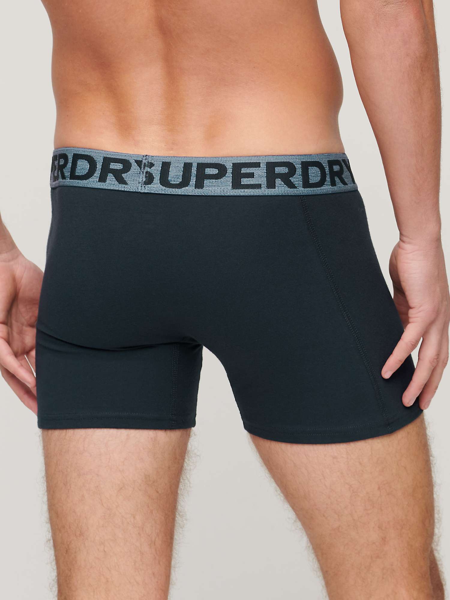 Buy Superdry Organic Cotton Blend Boxers, Pack of 3 Online at johnlewis.com