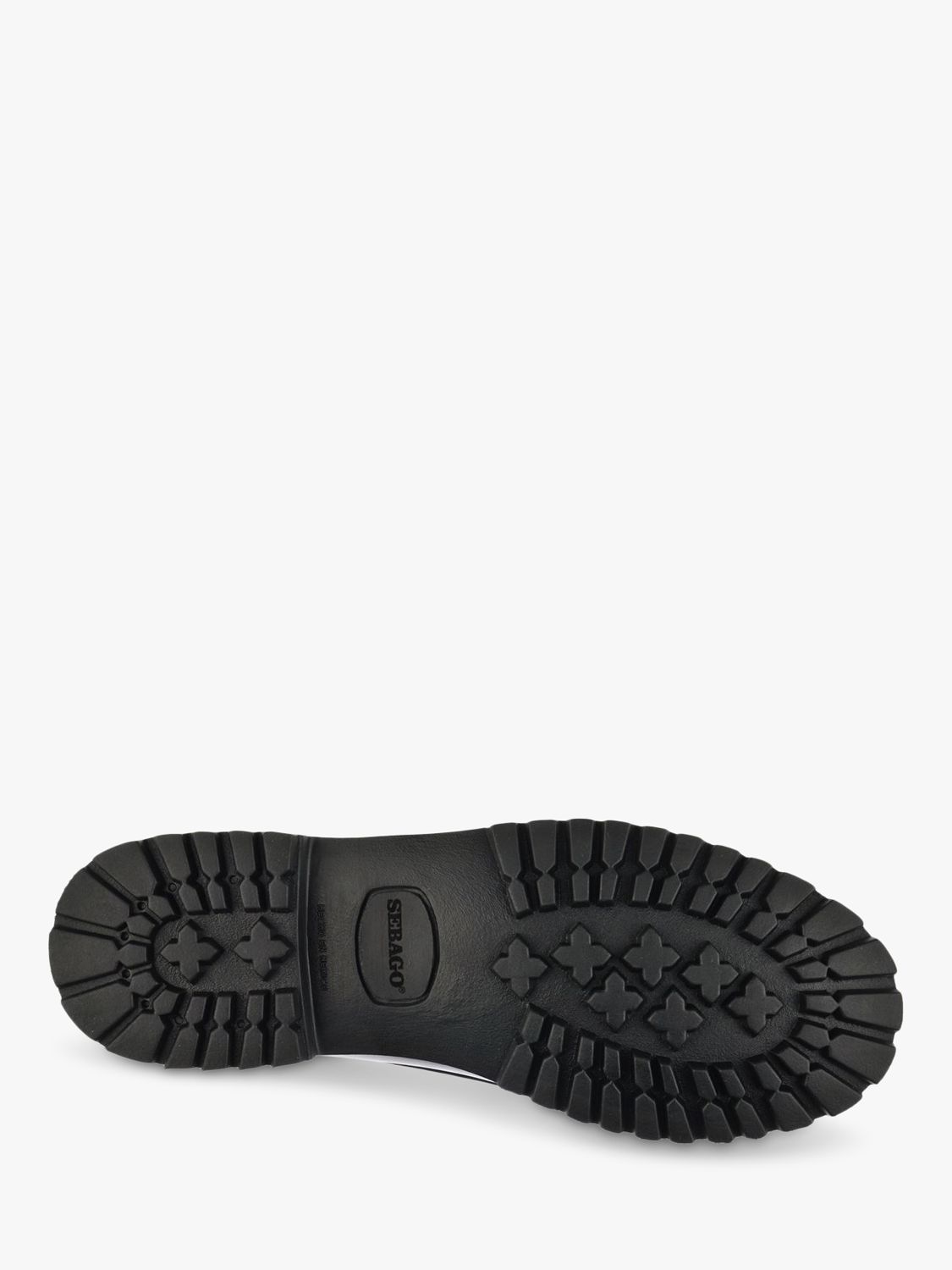 Sebago Dan Lug Leather Loafers, Black, 5