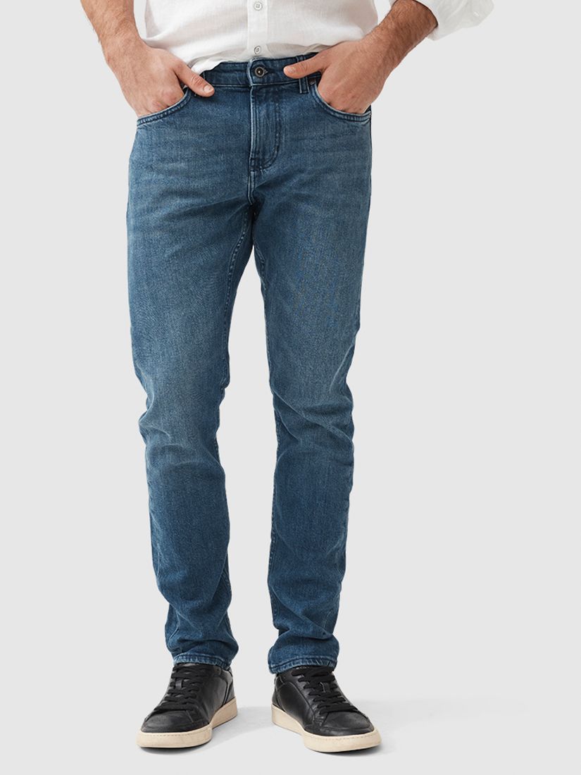 Rodd & Gunn Oaro Sim Italian Denim Jeans, Blue, 44S