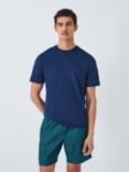 John Lewis Tile Shorts Pyjama Set, Blue