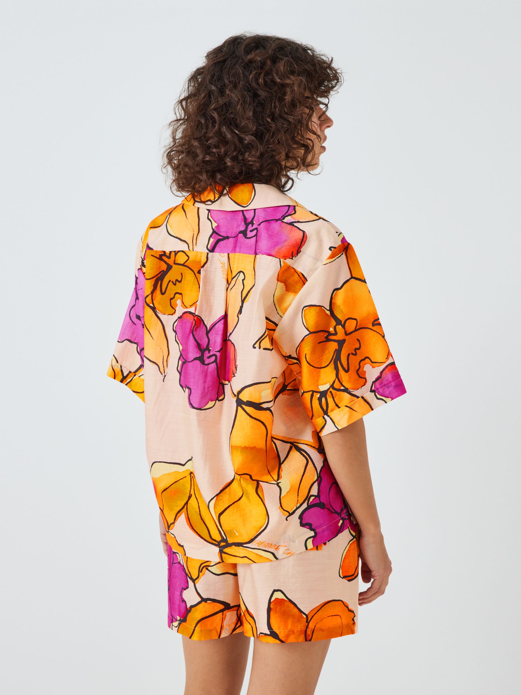 Fabienne Chapot Brock Floral Print Blouse, Mimosa/Cassis, 38