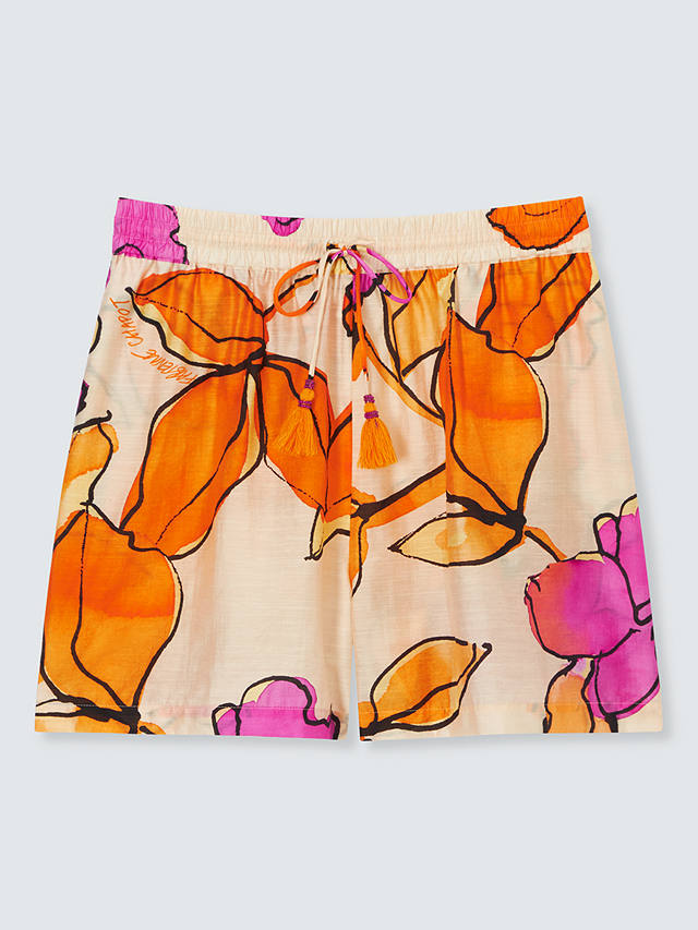 Fabienne Chapot Floral Print Boy Shorts, Mimosa/Cassis