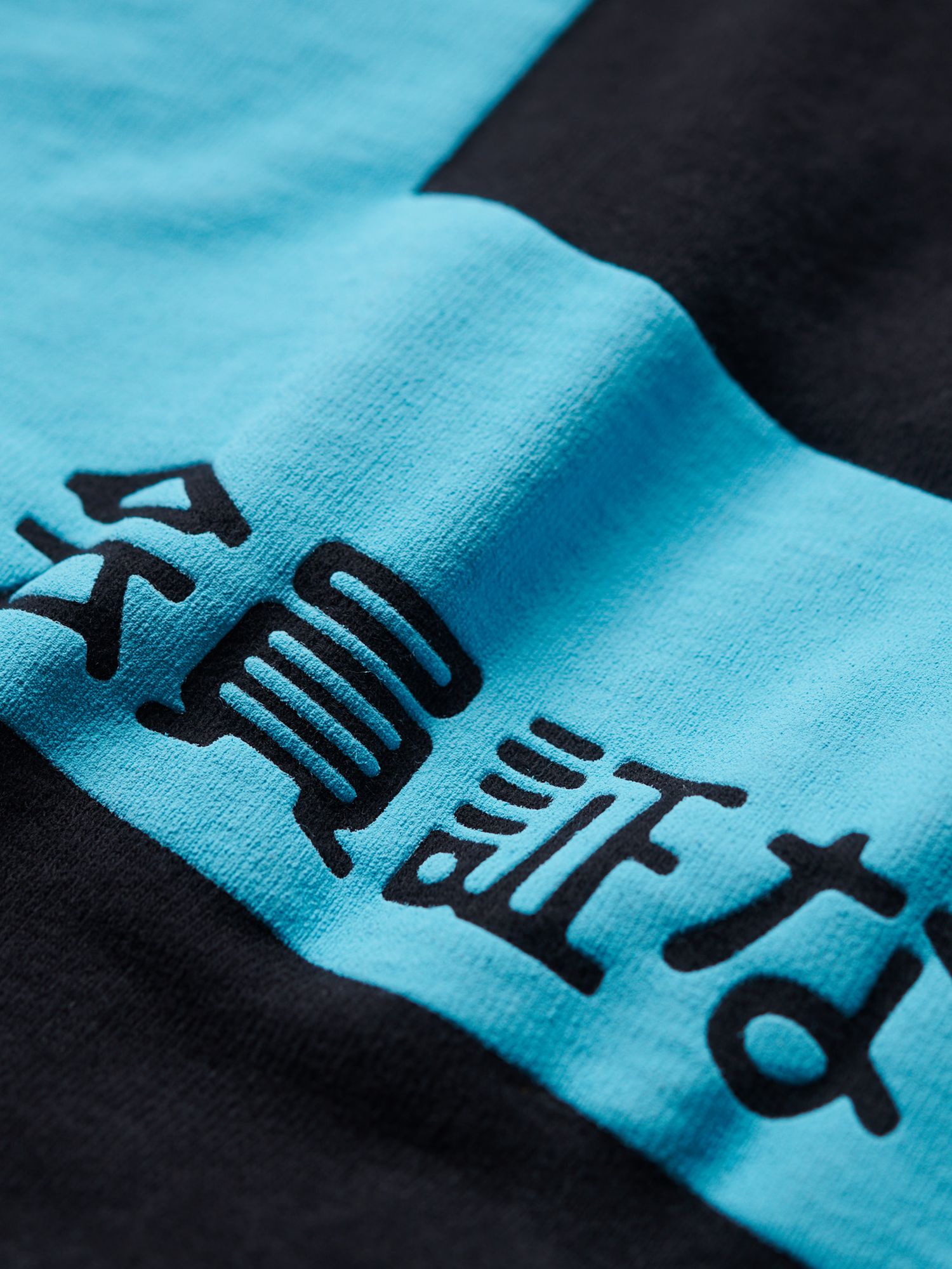 Buy Superdry Osaka 6 Puff Print T-Shirt, Black/Blue Online at johnlewis.com