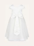 Monsoon Kids' Tulle Bow Bridesmaid Dress, Ivory